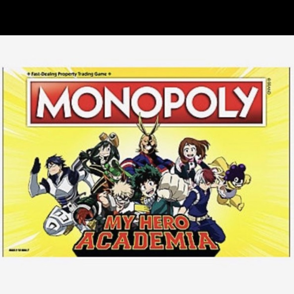 MY HERO ACADEMIA EDITION MONOPOLY BOARD GAME